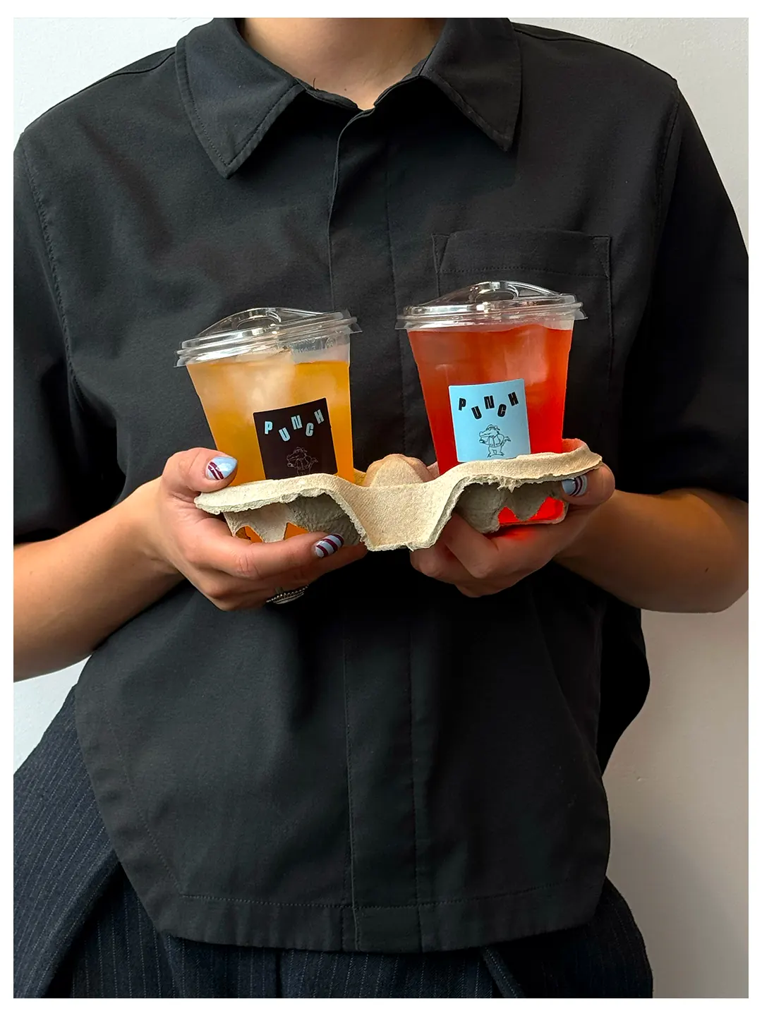 Deux boissons Punch à emporter